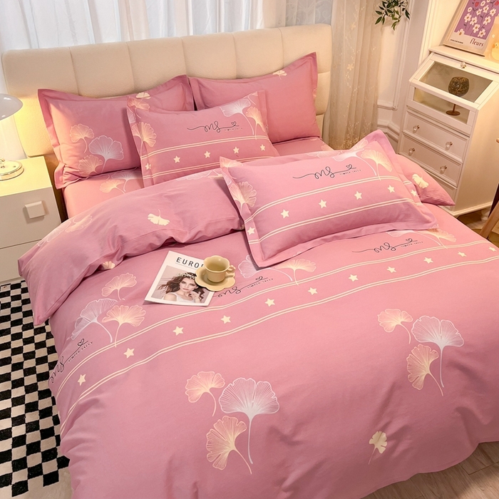 91家纺网 家纺一手货源 找家纺 【电商上传专用，尺寸不全，个别花色缺加大号】幸嘉轩 2026新款全棉纯棉喷气加厚磨毛四件套