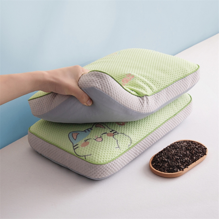 91家纺网 家纺一手货源 找家纺 （总）麦肯锡 2026新款猫豆豆荞麦枕