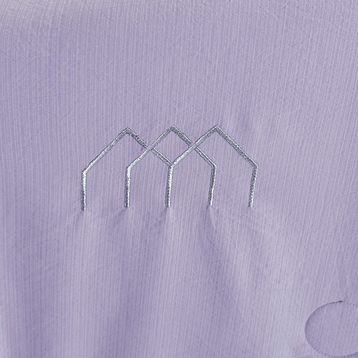 91家纺网 家纺一手货源 找家纺 欧夏家纺 2026新款氢氧丝凉感刺绣夏被拼角夏被纯色夏凉被空调被子薄被直播供货外贸 淡雅紫