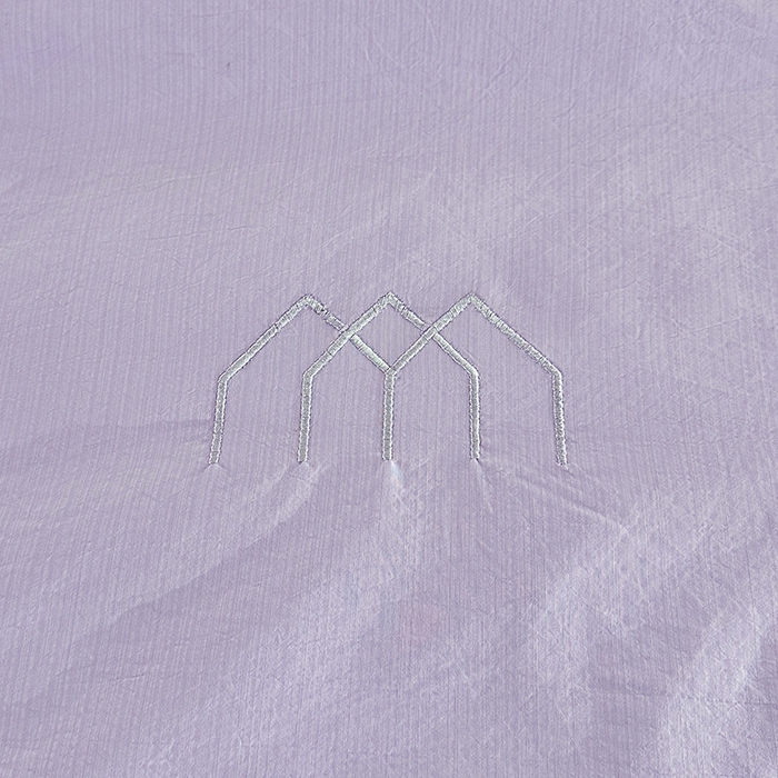 91家纺网 家纺一手货源 找家纺 欧夏家纺 2026新款氢氧丝凉感刺绣夏被拼角夏被纯色夏凉被空调被子薄被直播供货外贸 淡雅紫