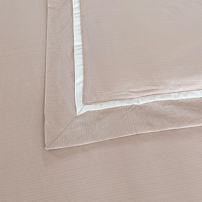 91家纺网 家纺一手货源 找家纺 欧夏家纺 2026新款氢氧丝凉感刺绣夏被拼角夏被纯色夏凉被空调被子薄被直播供货外贸 拿铁咖