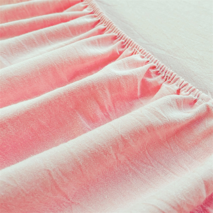 91家纺网 家纺一手货源 找家纺 恋人优选 2026新款全棉纯棉水洗棉单床笠床笠单件 浅粉