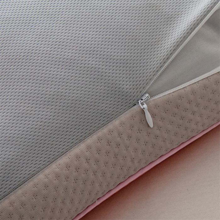 91家纺网 家纺一手货源 找家纺 麦肯锡 2026新款猫豆豆荞麦枕 甜橙粉