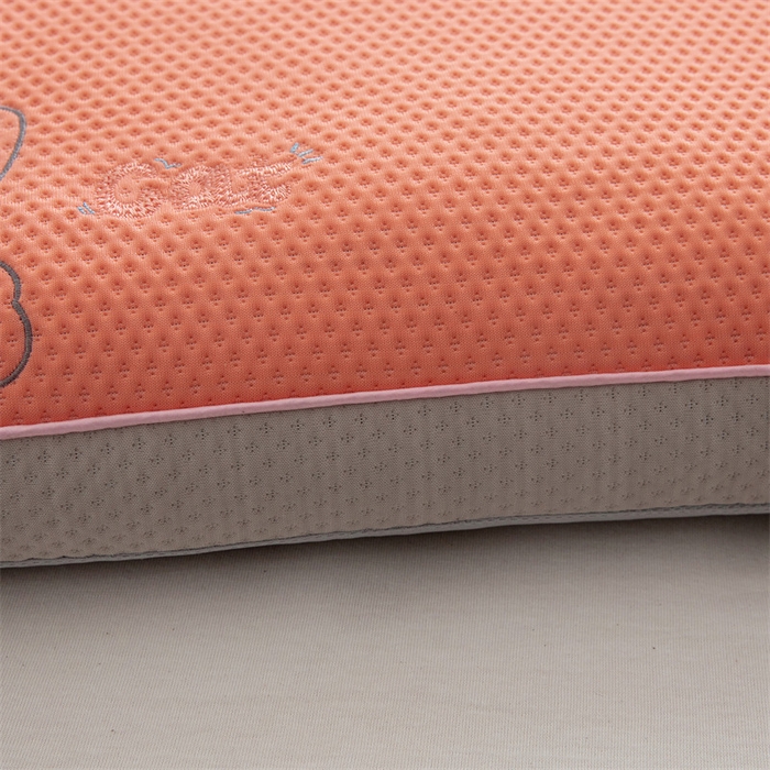 91家纺网 家纺一手货源 找家纺 麦肯锡 2026新款猫豆豆荞麦枕 甜橙粉