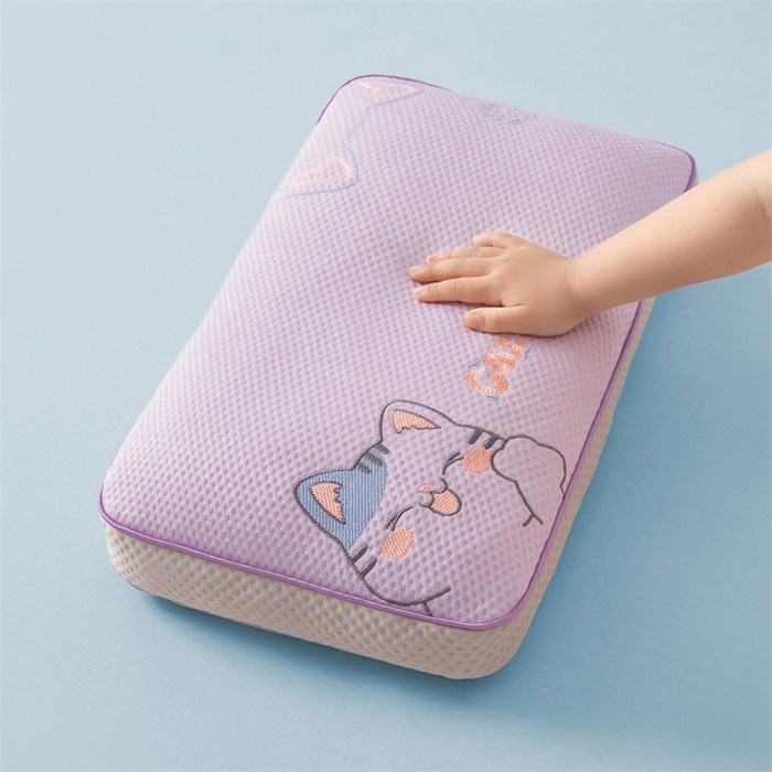 91家纺网 家纺一手货源 找家纺 麦肯锡 2026新款猫豆豆荞麦枕 香芋紫