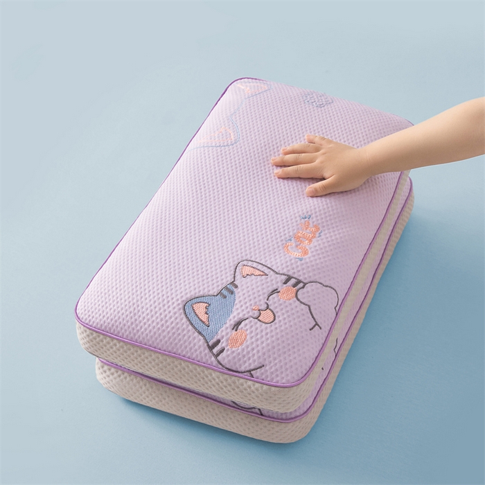 91家纺网 家纺一手货源 找家纺 麦肯锡 2026新款猫豆豆荞麦枕 香芋紫