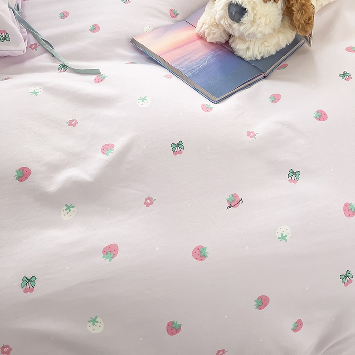 91家纺网 家纺一手货源 找家纺 （总）帛洵家纺 2026新款110g超柔水洗宝宝有氧仿棉四件套（提供买家秀）