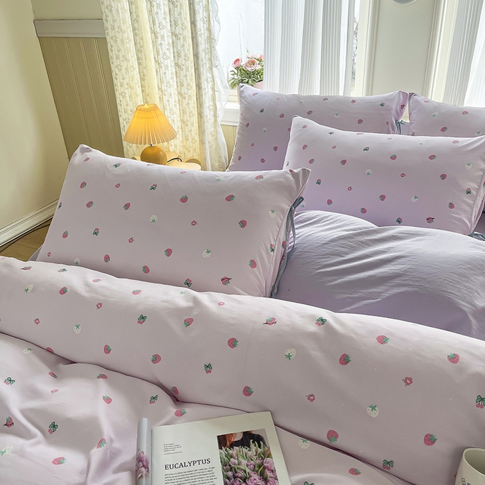 91家纺网 家纺一手货源 找家纺 （总）帛洵家纺 2026新款110g超柔水洗宝宝有氧仿棉四件套（提供买家秀）