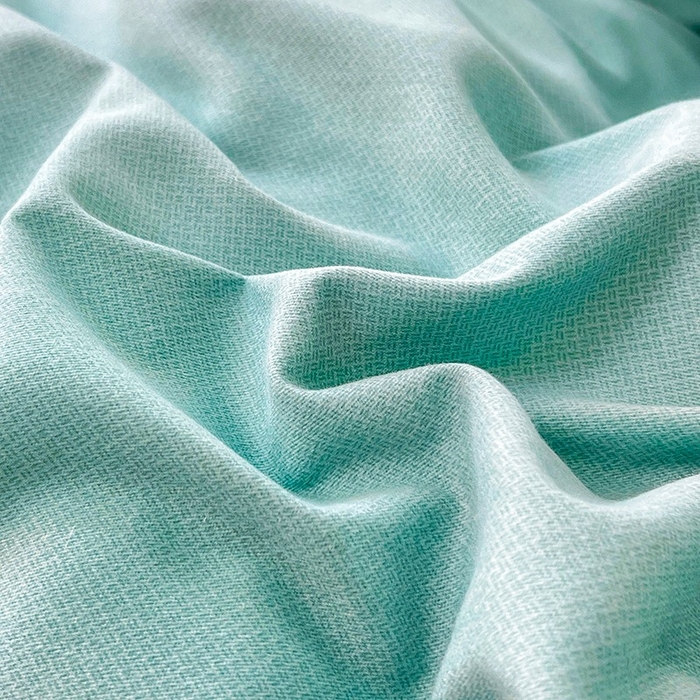 91家纺网 家纺一手货源 找家纺 简约 2025新款全棉四件套活性生态磨毛四件套 阿尔法-石松绿