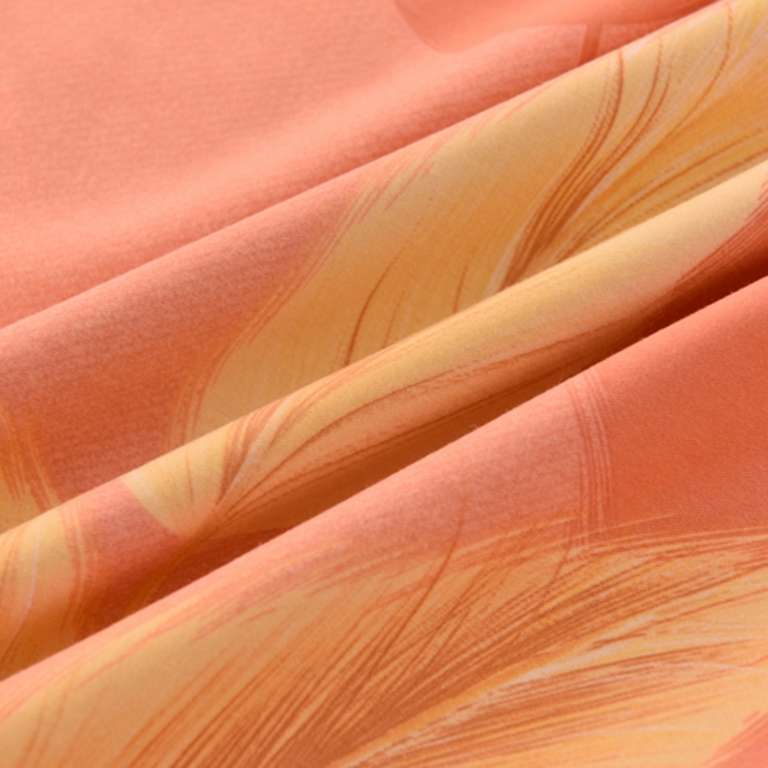 91家纺网 家纺一手货源 找家纺 幸嘉轩 2025新款全棉秋冬加厚保暖喷气磨毛纯棉印花四件套 麦穗歌谣-粉