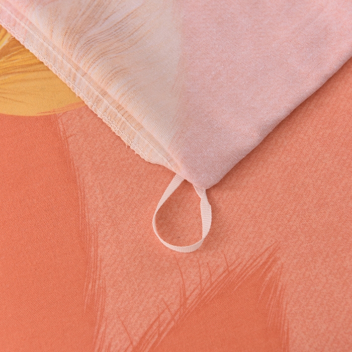 91家纺网 家纺一手货源 找家纺 幸嘉轩 2025新款全棉秋冬加厚保暖喷气磨毛纯棉印花四件套 麦穗歌谣-粉