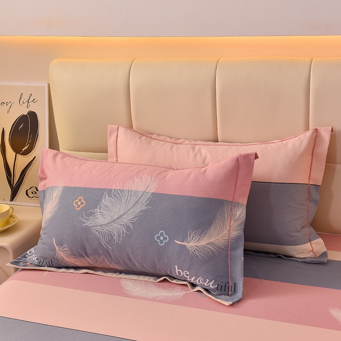 91家纺网 家纺一手货源 找家纺 幸嘉轩 2025新款全棉秋冬加厚保暖喷气磨毛纯棉印花四件套 羽飞舞