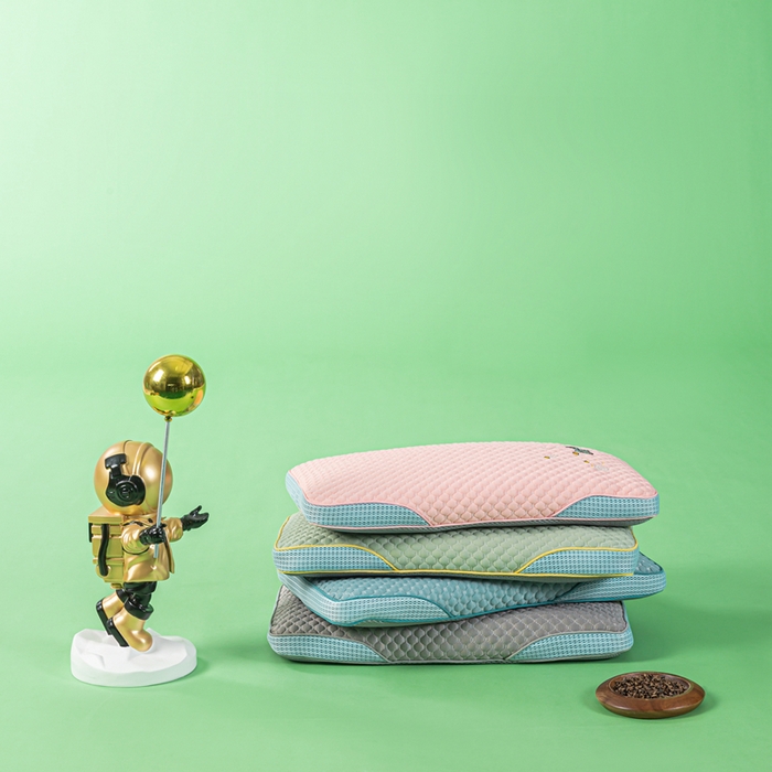 91家纺网 家纺一手货源 找家纺 （总）麦肯锡 2026新款颈养荞麦枕儿童款