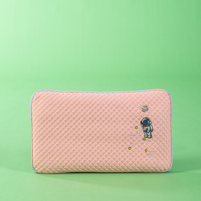 91家纺网 家纺一手货源 找家纺 麦肯锡 2026新款颈养荞麦枕儿童款 粉色