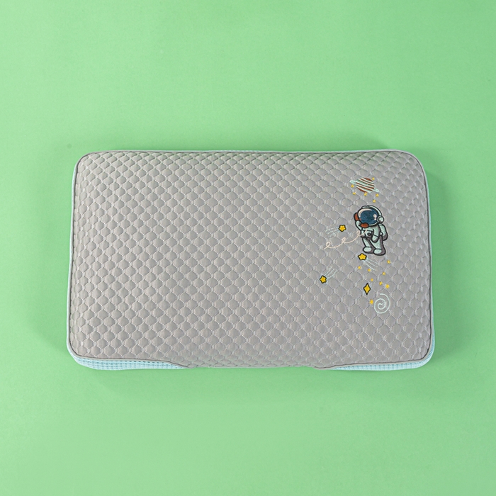 91家纺网 家纺一手货源 找家纺 麦肯锡 2026新款颈养荞麦枕儿童款 灰色