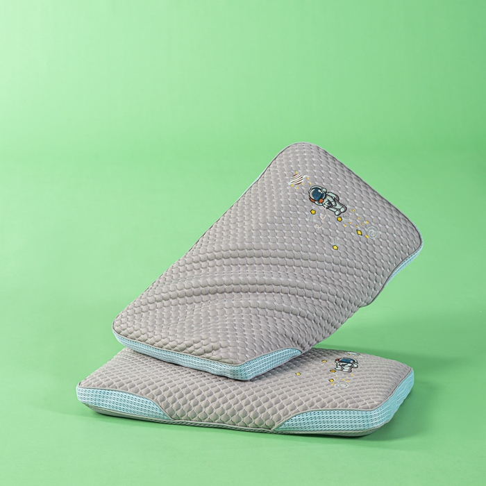 91家纺网 家纺一手货源 找家纺 麦肯锡 2026新款颈养荞麦枕儿童款 灰色