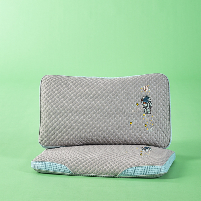 91家纺网 家纺一手货源 找家纺 麦肯锡 2026新款颈养荞麦枕儿童款 灰色