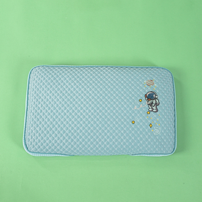 91家纺网 家纺一手货源 找家纺 麦肯锡 2026新款颈养荞麦枕儿童款 蓝色