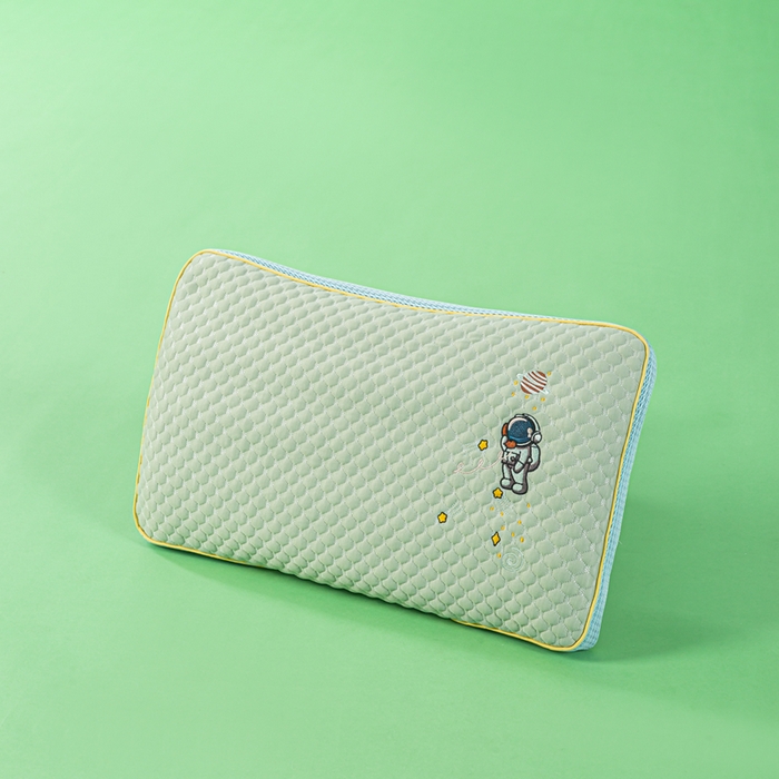 91家纺网 家纺一手货源 找家纺 麦肯锡 2026新款颈养荞麦枕儿童款 绿色