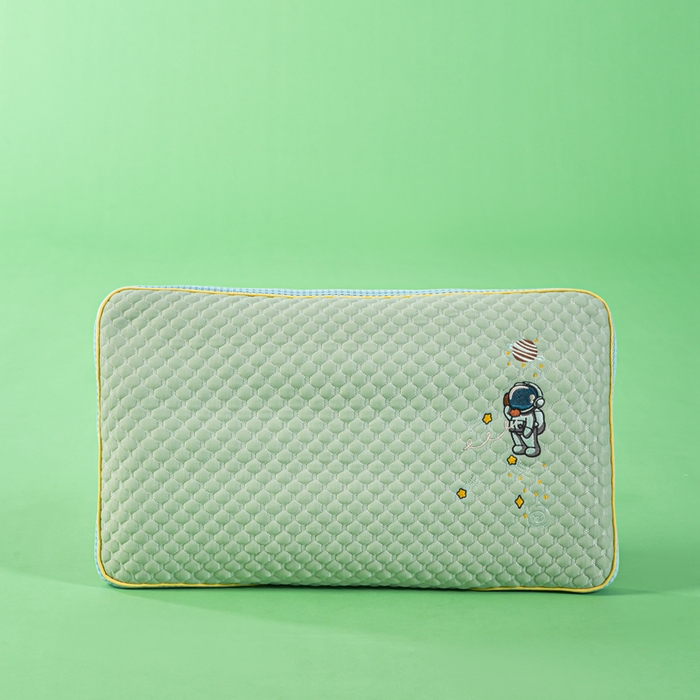 91家纺网 家纺一手货源 找家纺 麦肯锡 2026新款颈养荞麦枕儿童款 绿色