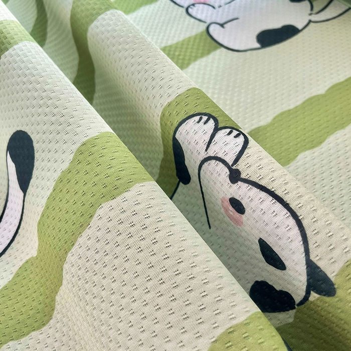 91家纺网 家纺一手货源 找家纺 倾慕家纺 2026新款A类满天星提花凉感凉席系列 乐动猫咪