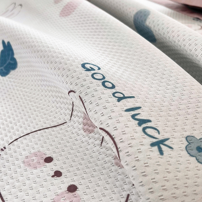 91家纺网 家纺一手货源 找家纺 倾慕家纺 2026新款A类满天星提花凉感凉席系列 开心兔