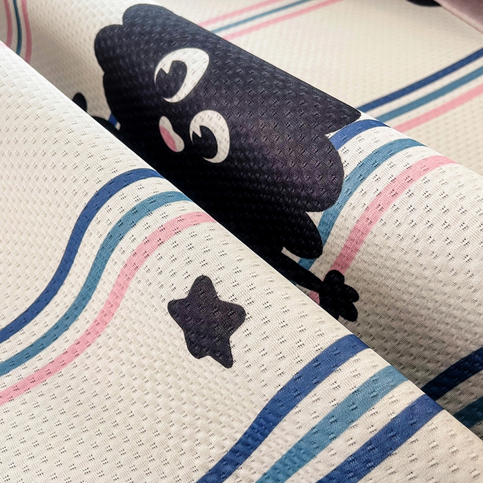 91家纺网 家纺一手货源 找家纺 倾慕家纺 2026新款A类满天星提花凉感凉席系列 律动小球