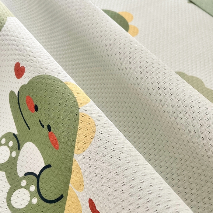 91家纺网 家纺一手货源 找家纺 倾慕家纺 2026新款A类满天星提花凉感凉席系列 森林龙宝宝