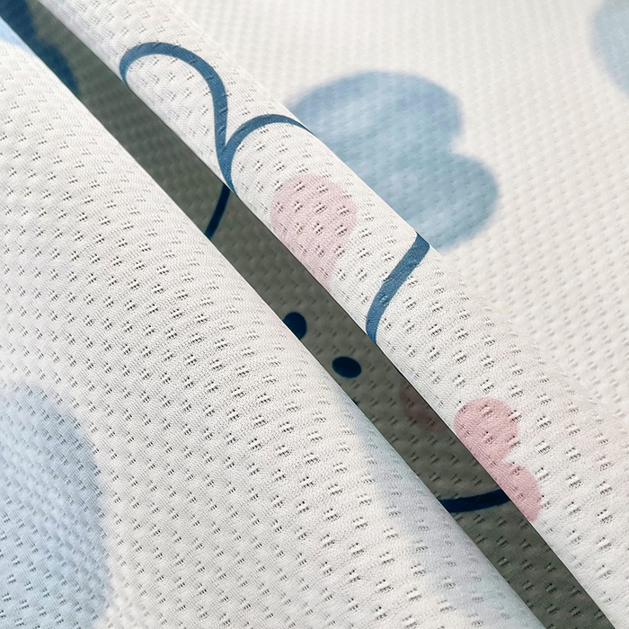 91家纺网 家纺一手货源 找家纺 倾慕家纺 2026新款A类满天星提花凉感凉席系列 蓝色爱恋