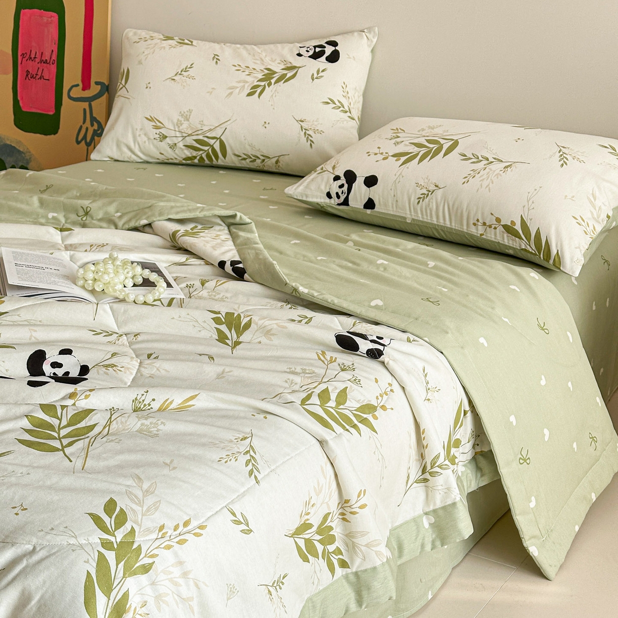 91家纺网 家纺一手货源 找家纺 （总）梵克保罗 2026春夏新款10A抗菌全棉印花夏被被子被芯空调被四件套