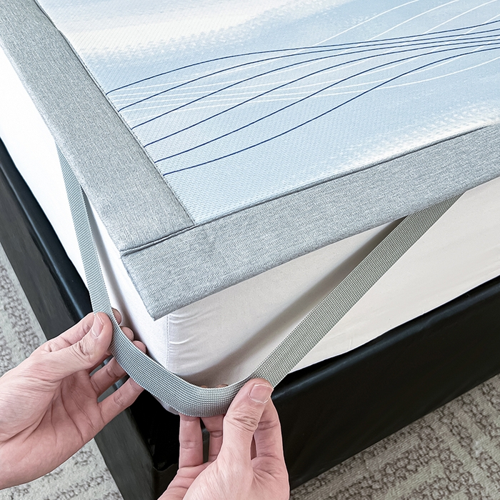 91家纺网 家纺一手货源 找家纺 倾慕家纺 2026新款A类简约风牛奶丝数码印花冰丝凉席 舞动乐符