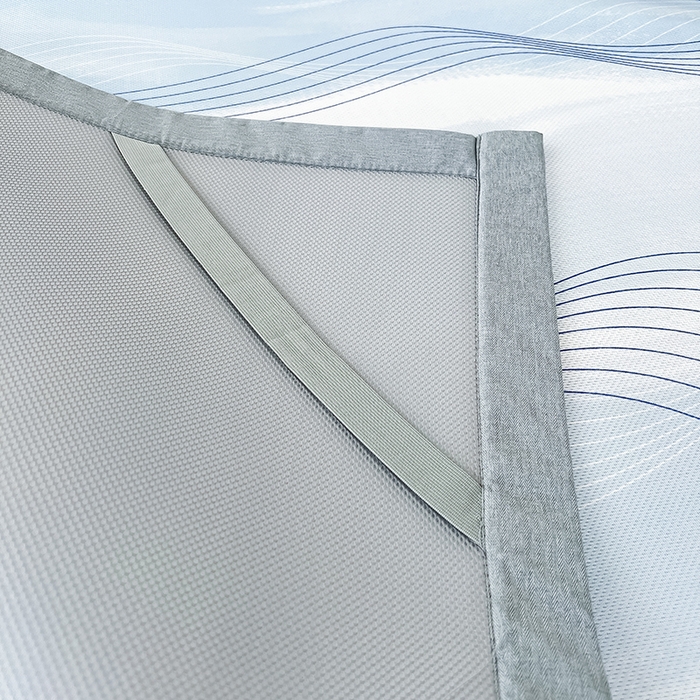 91家纺网 家纺一手货源 找家纺 倾慕家纺 2026新款A类简约风牛奶丝数码印花冰丝凉席 舞动乐符