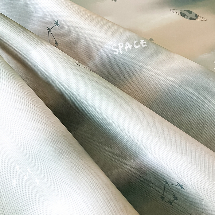 91家纺网 家纺一手货源 找家纺 倾慕家纺 2026新款A类简约风牛奶丝数码印花冰丝凉席 梦幻星球绿