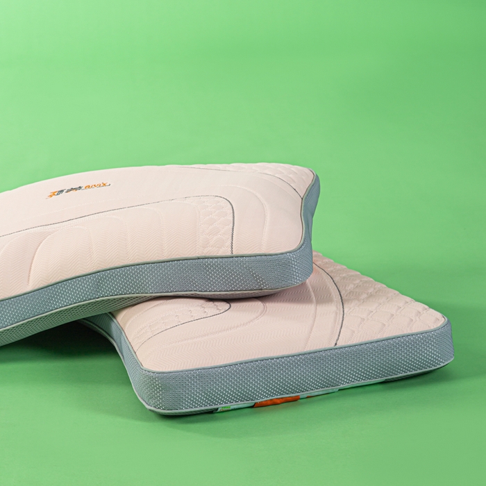 91家纺网 家纺一手货源 找家纺 麦肯锡 2026新款SPA颈养荞麦枕 粉色