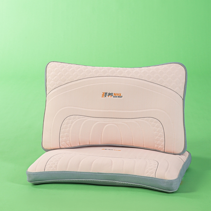 91家纺网 家纺一手货源 找家纺 麦肯锡 2026新款SPA颈养荞麦枕 粉色