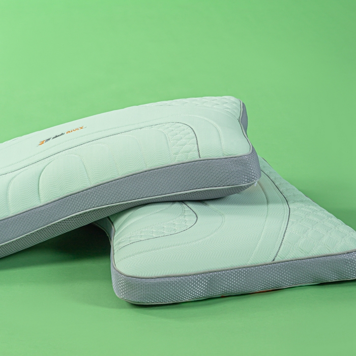 91家纺网 家纺一手货源 找家纺 麦肯锡 2026新款SPA颈养荞麦枕 果绿