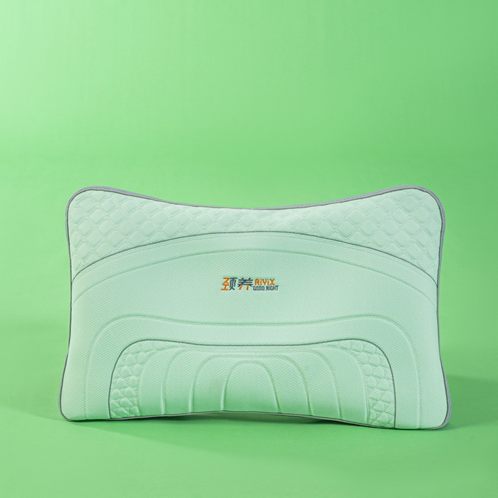 91家纺网 家纺一手货源 找家纺 麦肯锡 2026新款SPA颈养荞麦枕 果绿