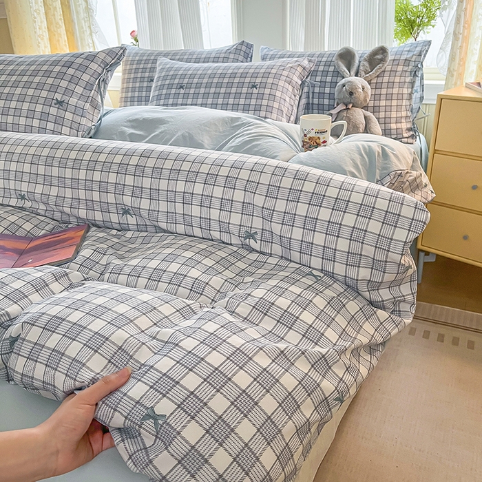 91家纺网 家纺一手货源 找家纺 （总）帛洵家纺 2026新款110g超柔水洗宝宝有氧仿棉四件套（提供买家秀）