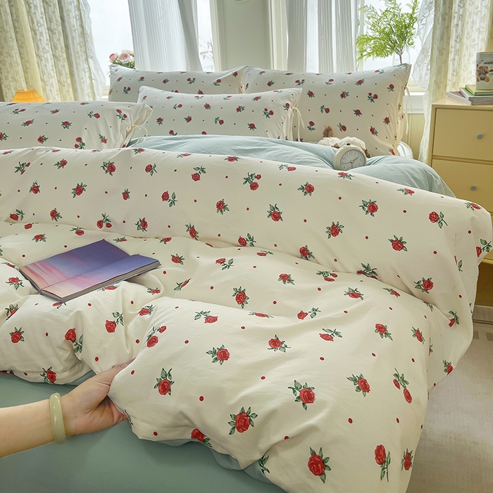 91家纺网 家纺一手货源 找家纺 （总）帛洵家纺 2026新款110g超柔水洗宝宝有氧仿棉四件套（提供买家秀）