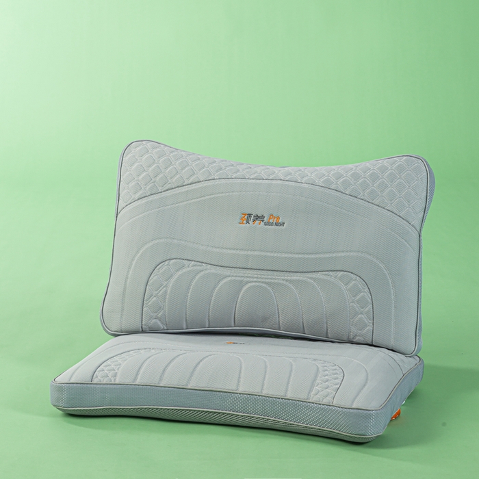 91家纺网 家纺一手货源 找家纺 麦肯锡 2026新款SPA颈养荞麦枕 灰色