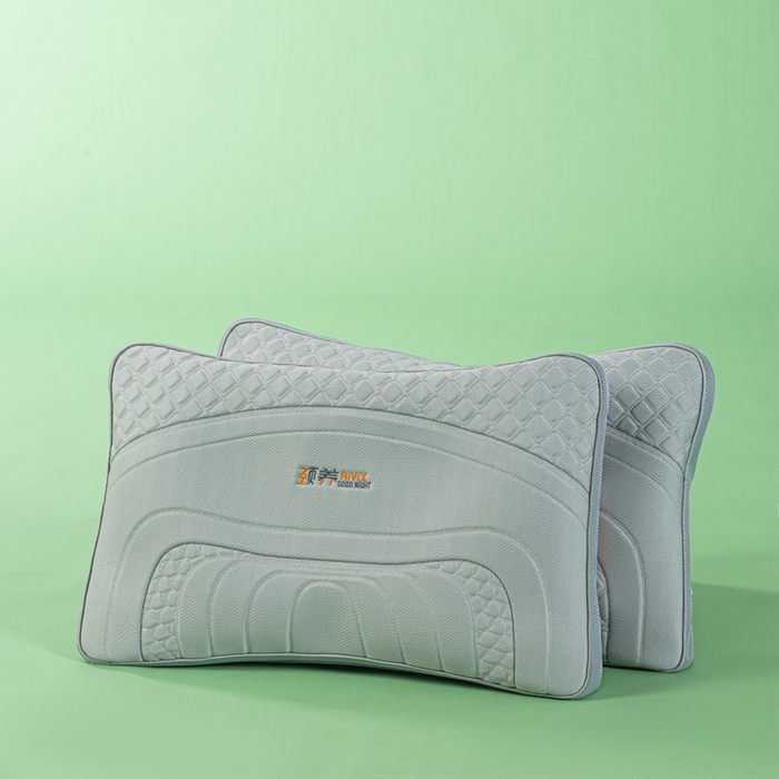 91家纺网 家纺一手货源 找家纺 麦肯锡 2026新款SPA颈养荞麦枕 灰色