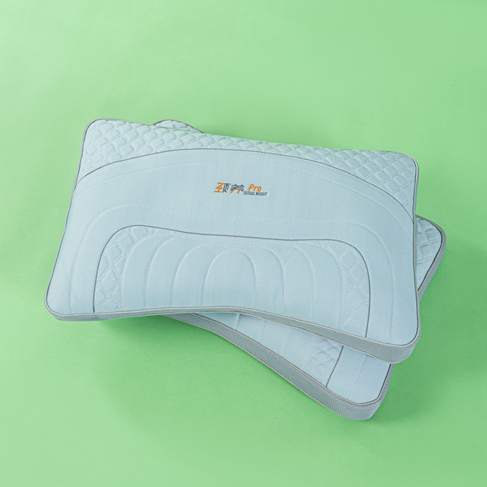 91家纺网 家纺一手货源 找家纺 麦肯锡 2026新款SPA颈养荞麦枕 蓝色