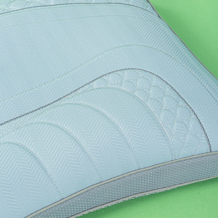 91家纺网 家纺一手货源 找家纺 麦肯锡 2026新款SPA颈养荞麦枕 蓝色