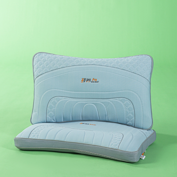 91家纺网 家纺一手货源 找家纺 麦肯锡 2026新款SPA颈养荞麦枕 蓝色