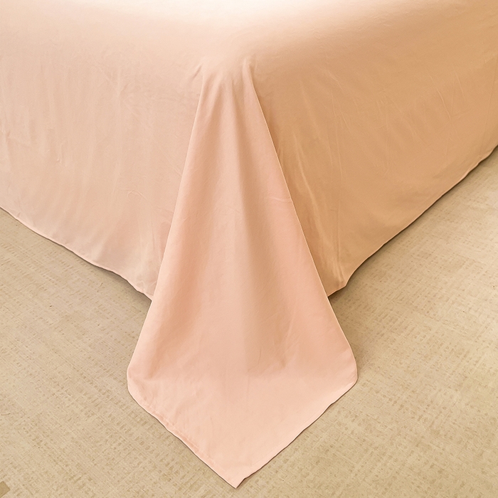 91家纺网 家纺一手货源 找家纺 帛洵家纺 2026新款110g超柔水洗宝宝有氧仿棉四件套（提供买家秀） 春田花花-粉