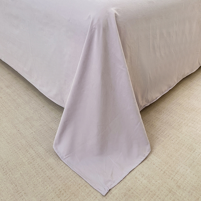 91家纺网 家纺一手货源 找家纺 帛洵家纺 2026新款110g超柔水洗宝宝有氧仿棉四件套（提供买家秀） 春田花花-紫