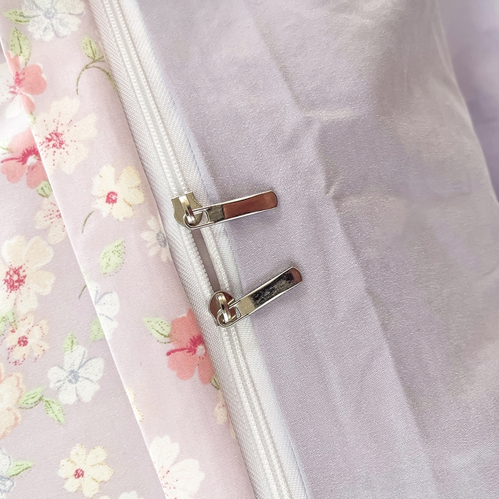 91家纺网 家纺一手货源 找家纺 帛洵家纺 2026新款110g超柔水洗宝宝有氧仿棉四件套（提供买家秀） 春田花花-紫