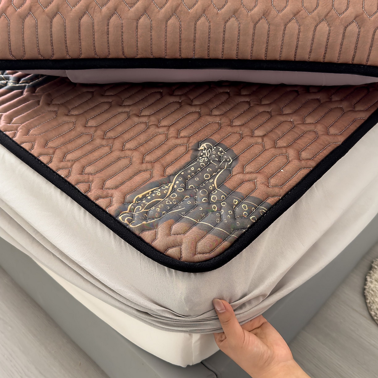 91家纺网 家纺一手货源 找家纺 （总）久云居 2026新款0.05mm加厚乳胶凉席席子