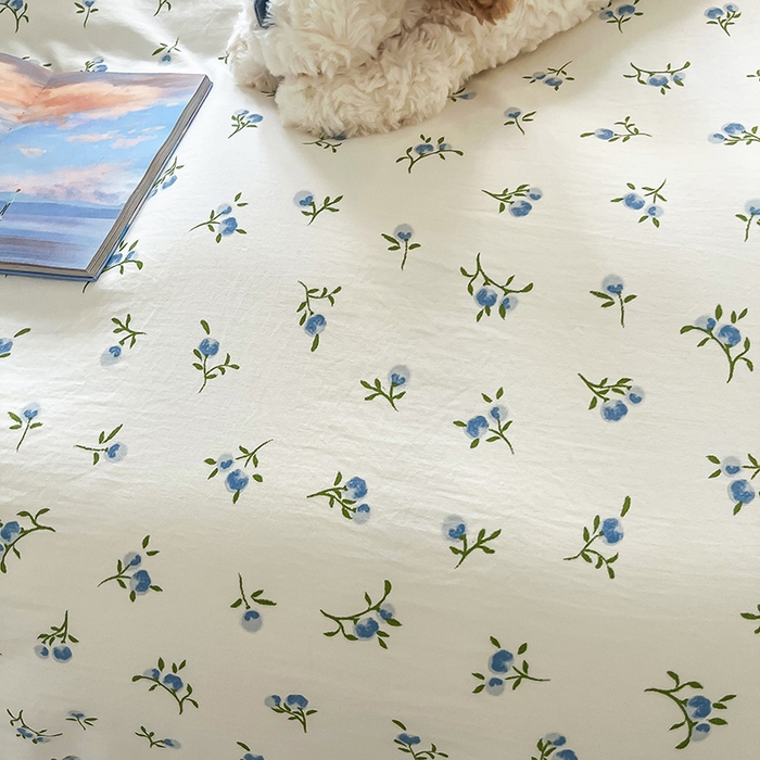 91家纺网 家纺一手货源 找家纺 帛洵家纺 2026新款110g超柔水洗宝宝有氧仿棉四件套（提供买家秀） 兰花草