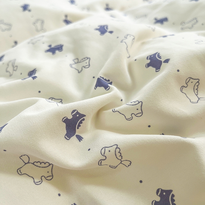 91家纺网 家纺一手货源 找家纺 帛洵家纺 2026新款110g超柔水洗宝宝有氧仿棉四件套（提供买家秀） 马上好运-紫